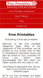 Mobile Screenshot of free-printables.net